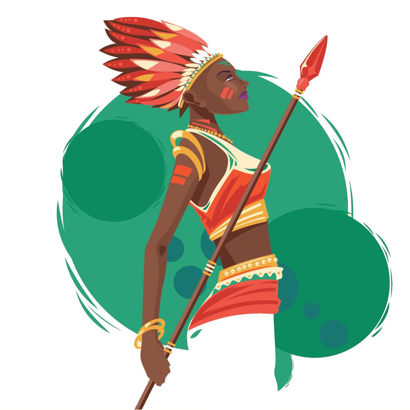 african woman indigo woman